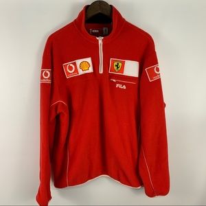 ferrari quarter zip